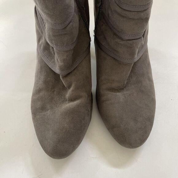 Karen Scott Boots Womens Melodea Ankle Booties Gray Heels Size 9M - Picture 6 of 11
